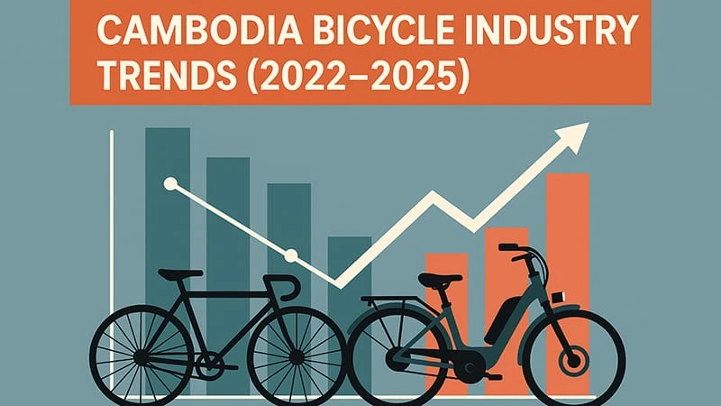 Cambodia bicycle industry, Cambodia e-bike export, EU bicycle imports, bicycle export trends, electric bike market Cambodia, Cambodia bike factories, 2025 bicycle export statistics, Southeast Asia bicycle manufacturing, Cambodia EU trade, bicycle industry